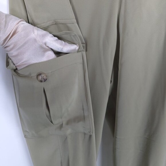 NWT JOIE Cargo Elastic Waistline Straight‎ Elastic Hem with Toggles Pants 8 - Picture 9 of 11